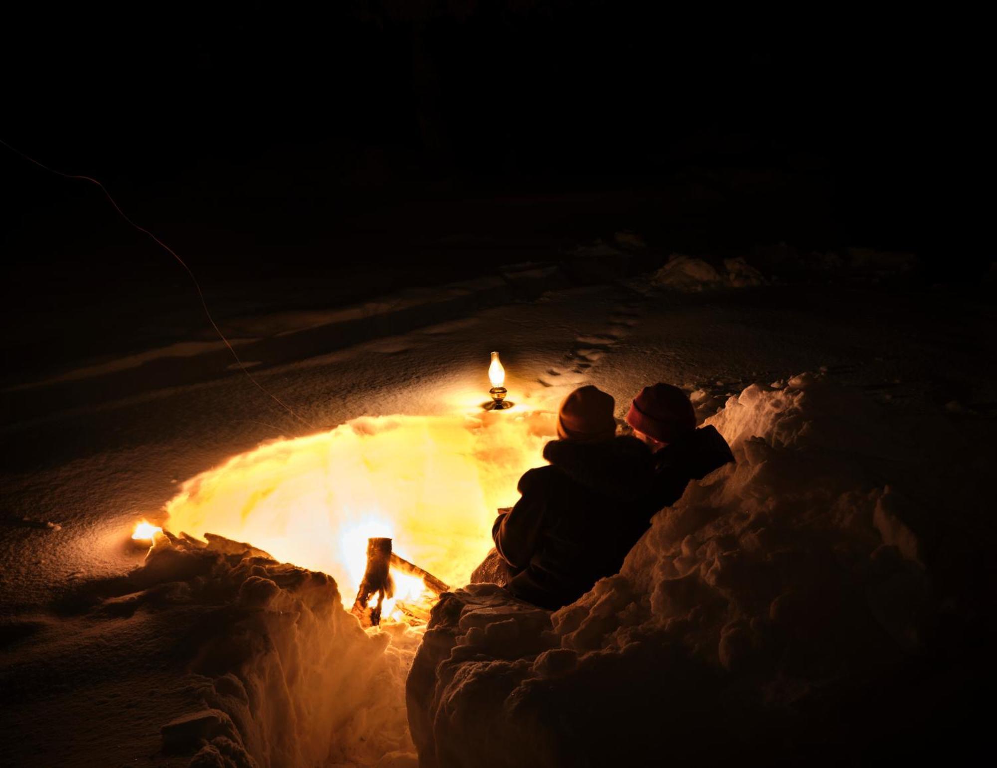 מלון Lapptrask Langforsen Glamping & Lapland Experience מראה חיצוני תמונה